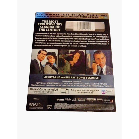 Topaz Ultra HD Blu Ray 1969 New Sealed - Picture 5 of 5
